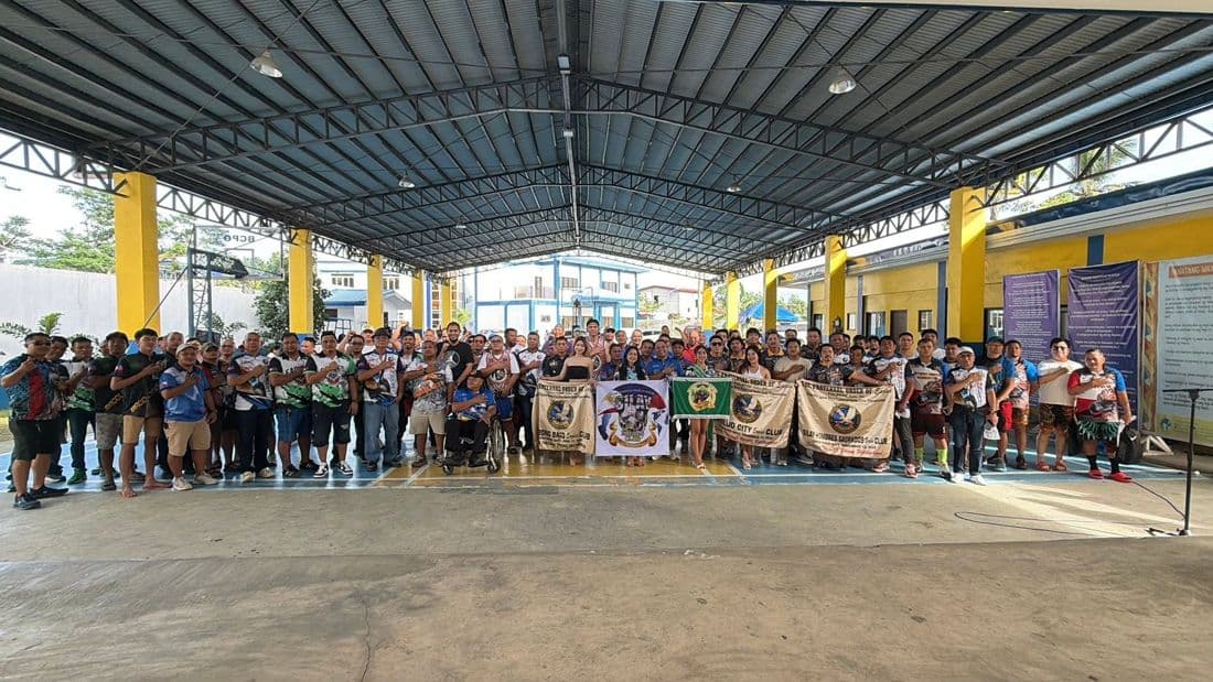 All the participating clubs on the BCPO covered court